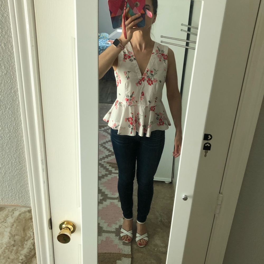 V-neck top